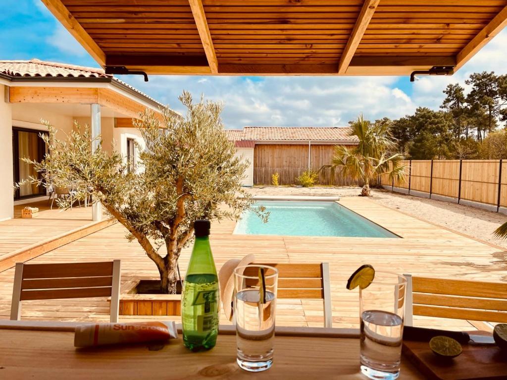 Villashomeclet - Villa Palm Beach Vensac Exteriér fotografie